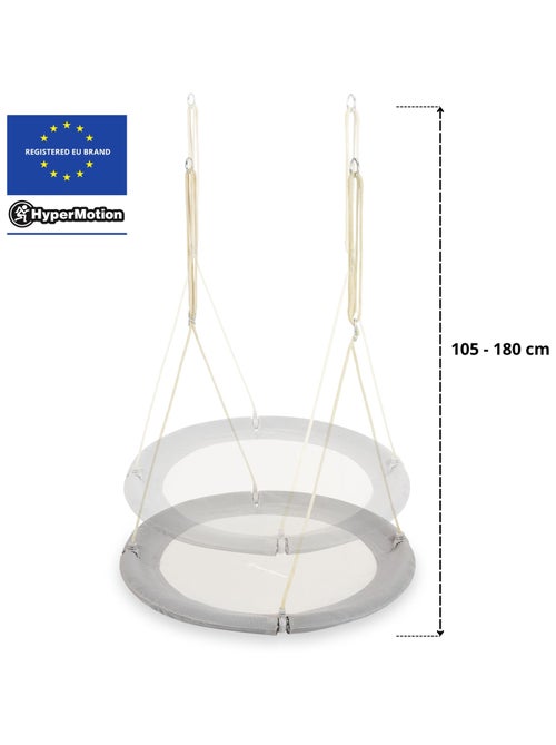 Columpio nido de cigüeña 100cm infantil exterior jardín resistente 150kg seguro - Kiabi