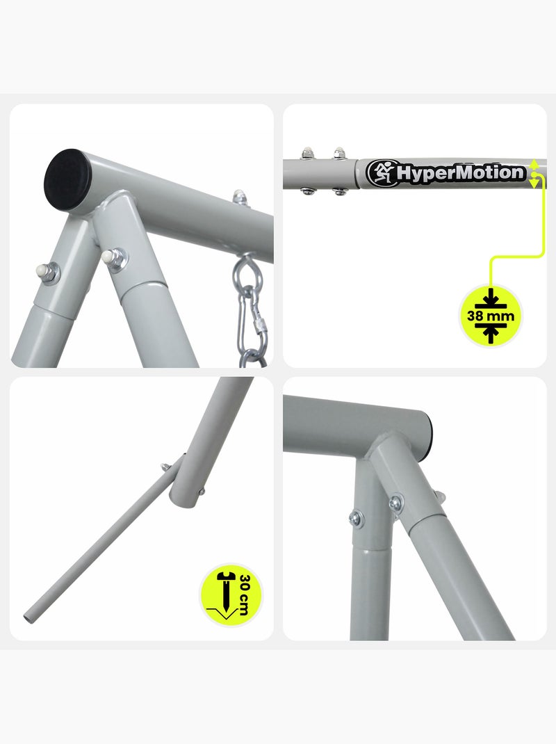 Columpio nido hypermotion con estructura de 100 cm Beige - Kiabi