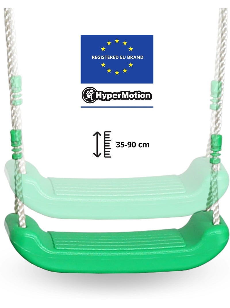 Columpio XXL HyperMotion de acero con trapecio y pared de escalada Verde - Kiabi