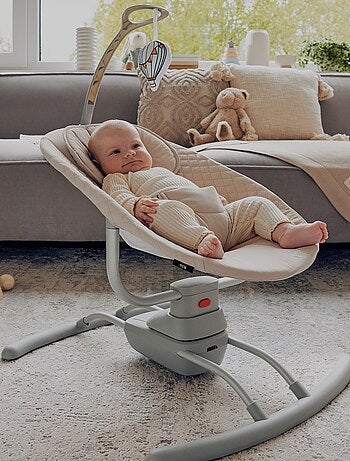Columpio y hamaca eléctrica para bebé LIONELO Rio - Control remoto - 3 velocidades