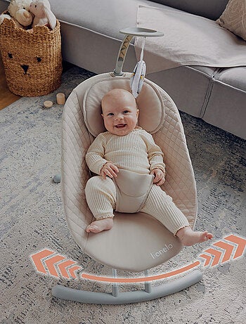 Columpio y hamaca eléctrica para bebé LIONELO Rio - Control remoto - 3 velocidades