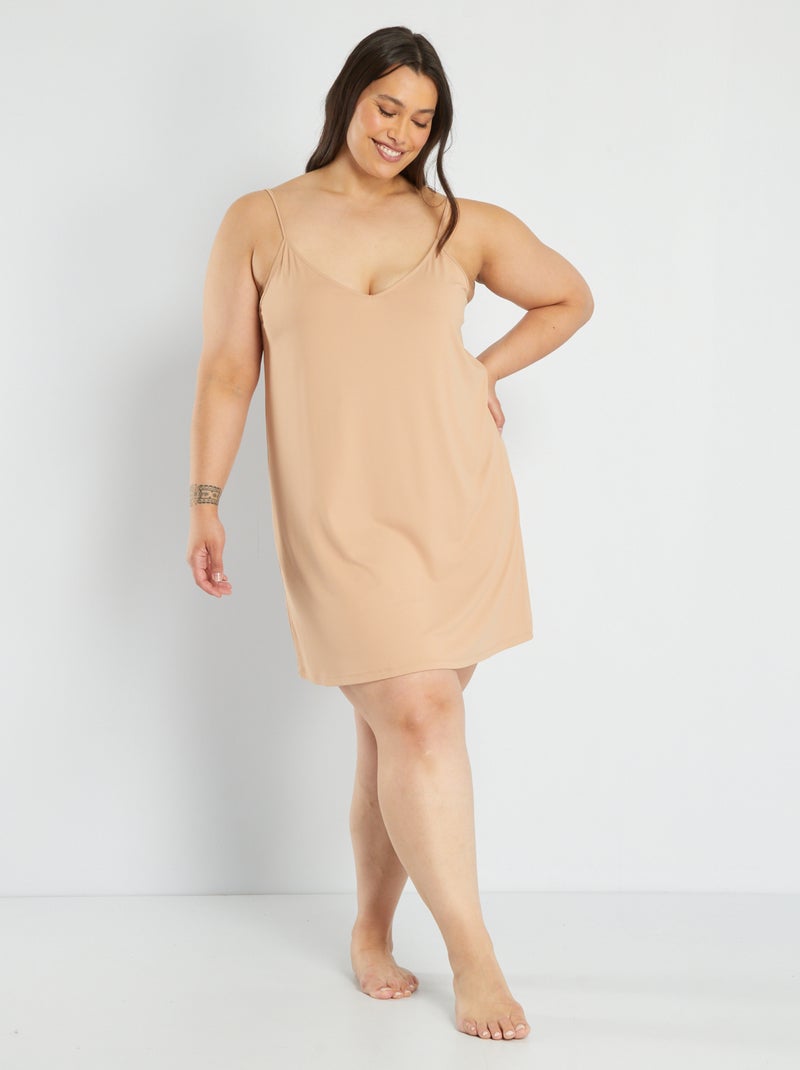 Combinación para debajo de los vestidos BEIGE - Kiabi