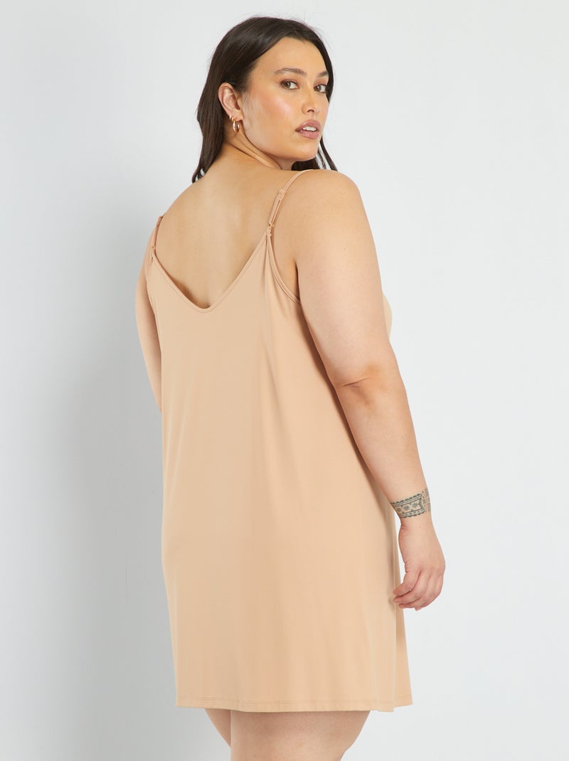 Combinación para debajo de los vestidos BEIGE - Kiabi