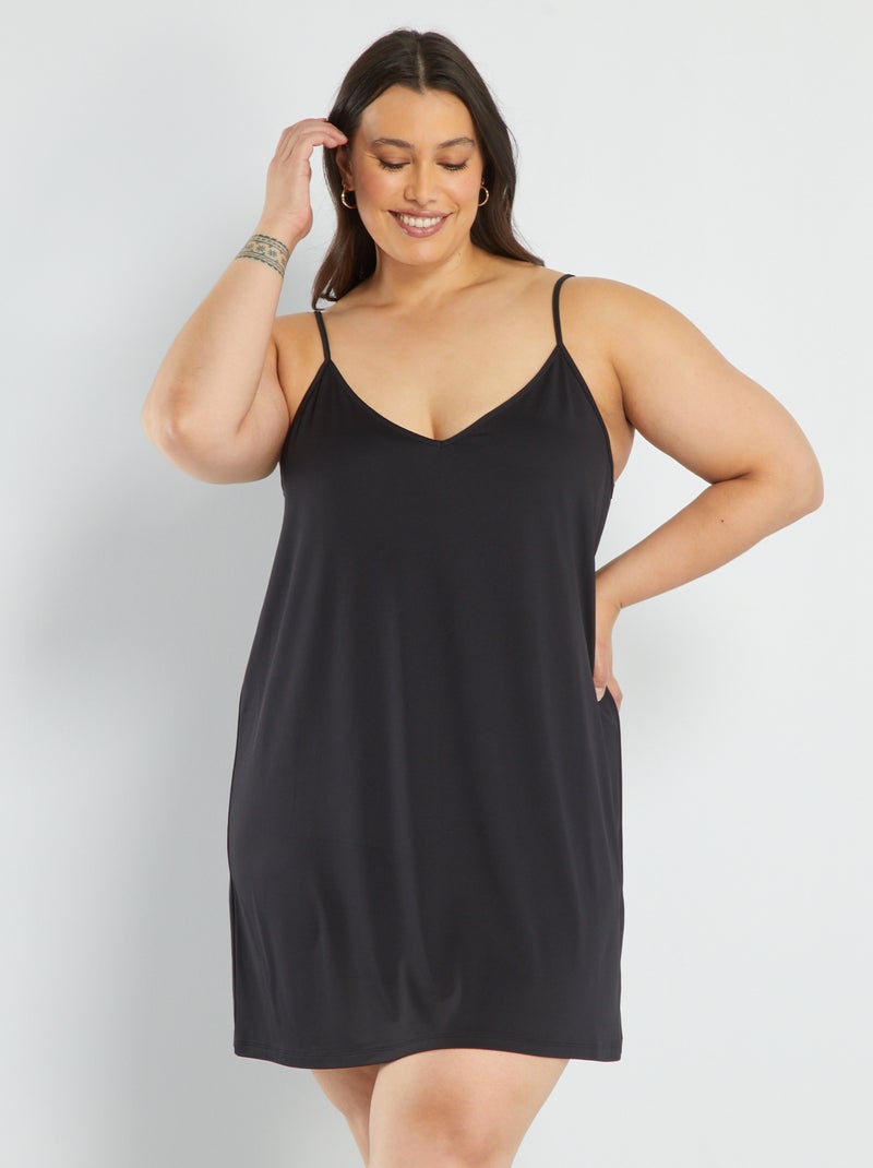 Combinación para debajo de los vestidos Negro - Kiabi