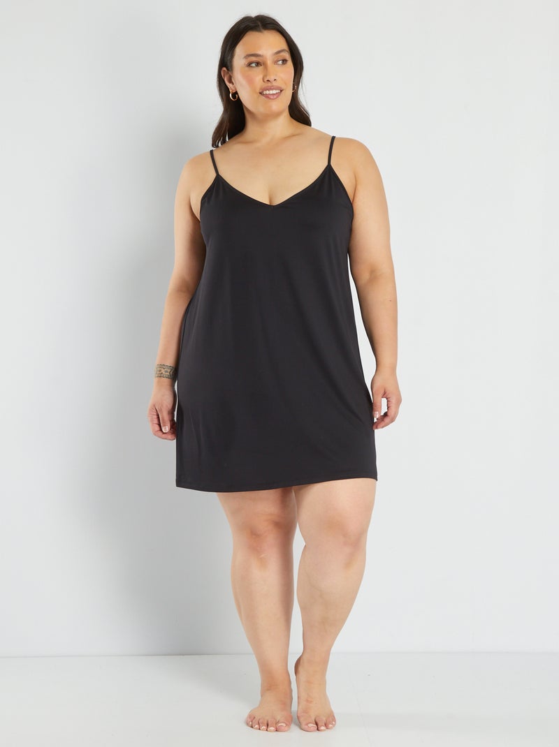 Combinación para debajo de los vestidos Negro - Kiabi