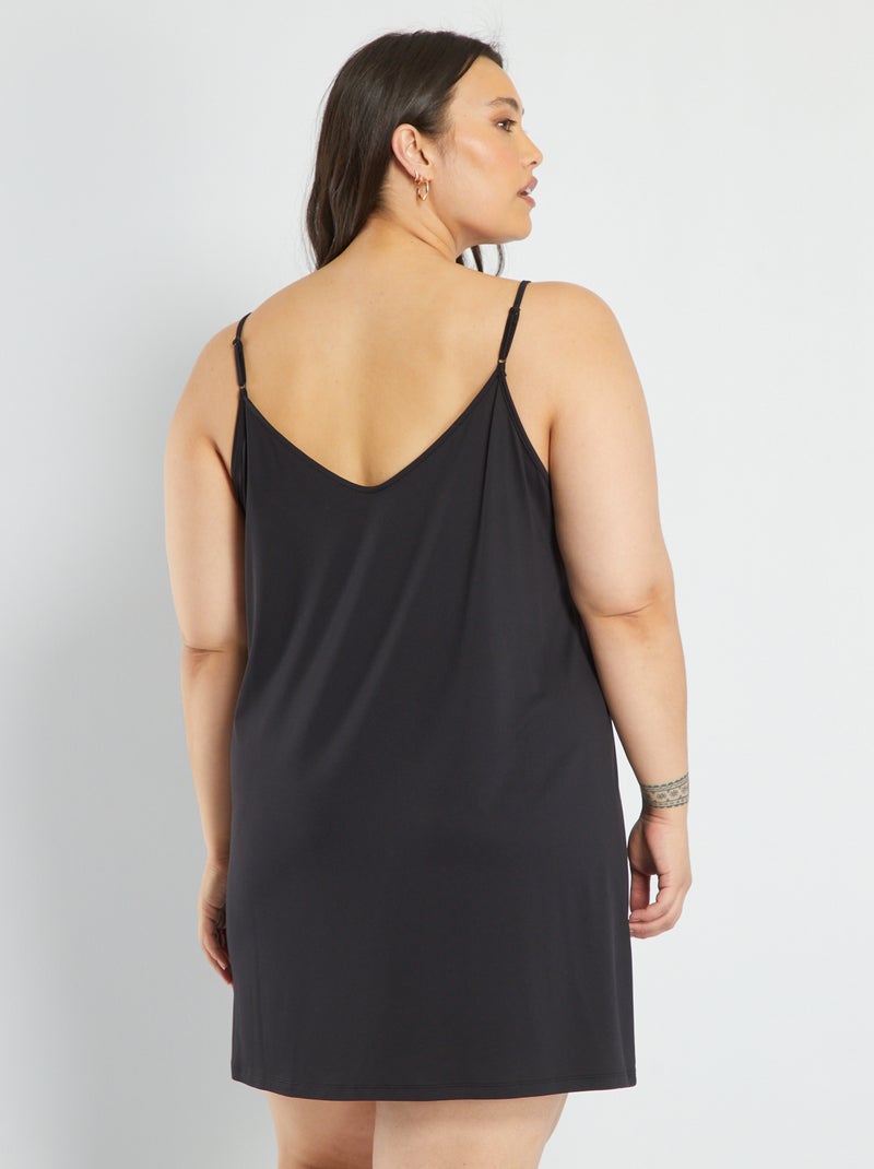 Combinación para debajo de los vestidos Negro - Kiabi