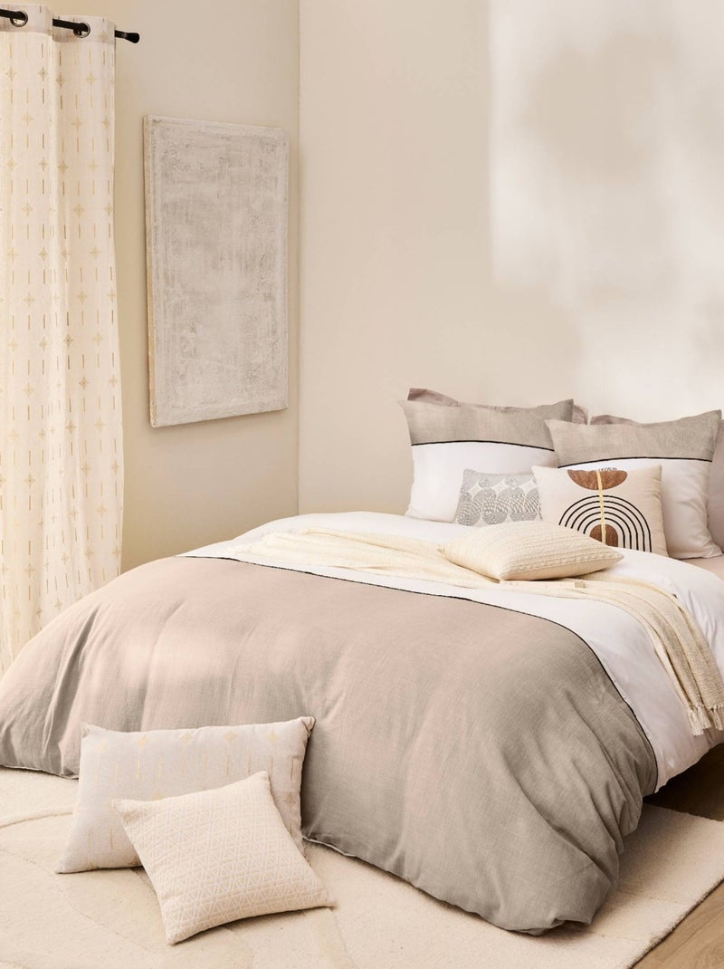 Combine sobriedad y elegancia en su dormitorio Beige gris - Kiabi