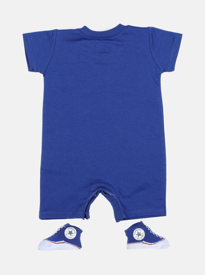 Combishort para ponerse - Converse Azul - Kiabi