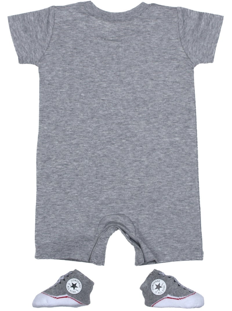 Combishort para ponerse - Converse Gris - Kiabi