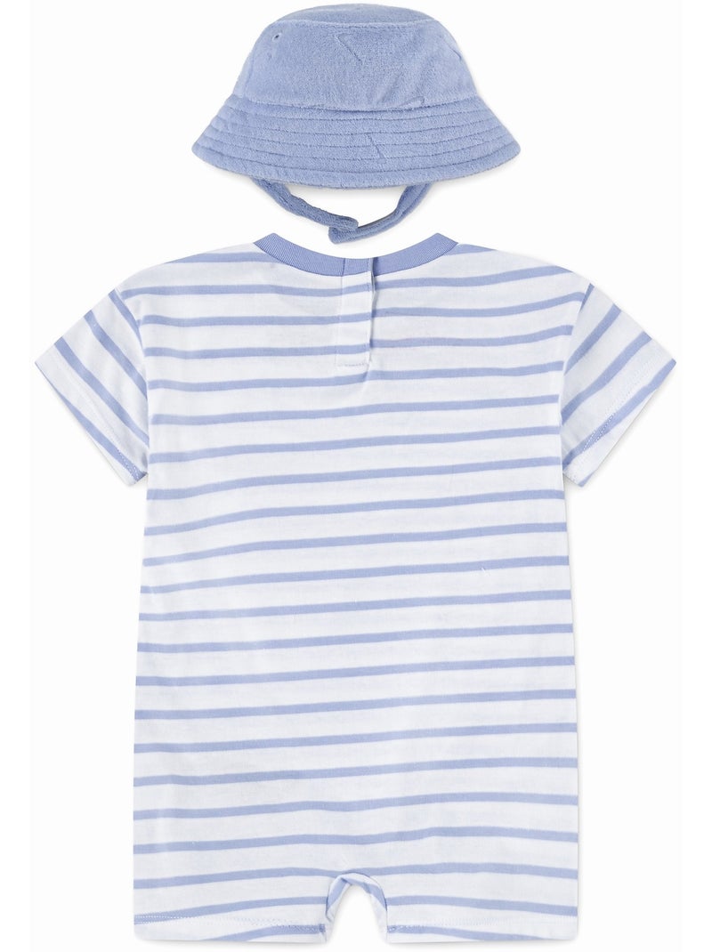 Combishort para ponerse - Nike Azul claro - Kiabi