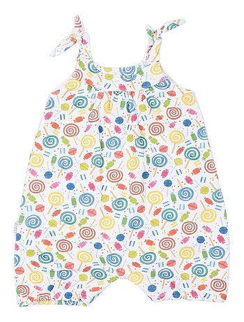 Combishort pelele de algodón orgánico - Kitikate