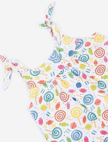 Combishort pelele de algodón orgánico | Kitikate