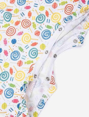 Combishort pelele de algodón orgánico | Kitikate