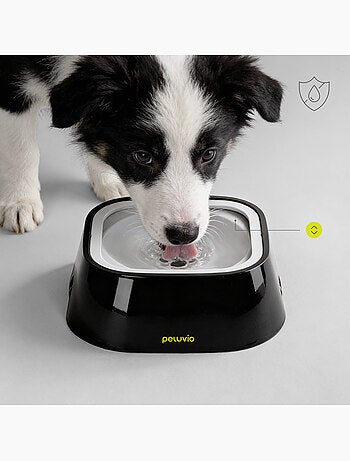 Comedero antisalpicaduras para perros PELUVIO Surfa - 1 l - Cuenco de agua flotante - Viajes, hogar