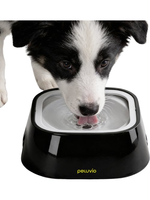 Comedero antisalpicaduras para perros PELUVIO Ripple - 1 l - Cuenco de agua flotante - Kiabi Comedero antisalpicaduras para perros PELUVIO Ripple - 1 l - Cuenco de agua flotante - Kiabi