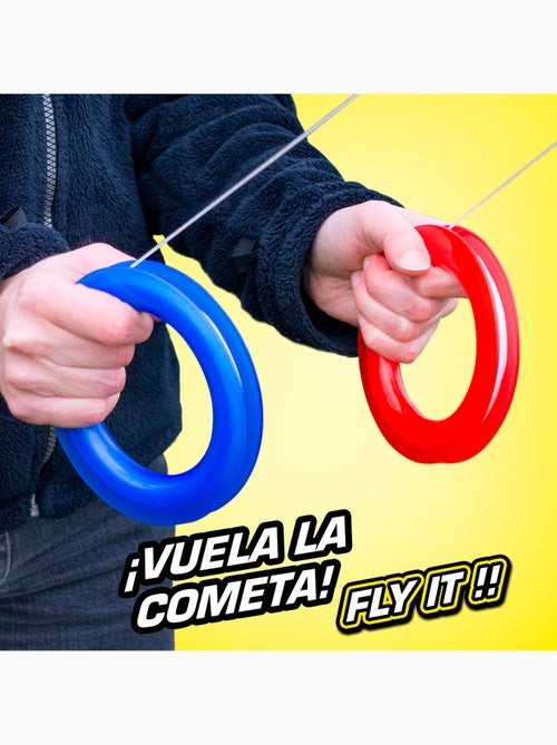 Cometa acrobática pop-up magic 125x72 cm - color arcoíris - Kiabi
