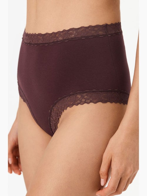 Comfy algodón braguita de cintura alta penti - Kiabi Comfy algodón braguita de cintura alta penti - Kiabi