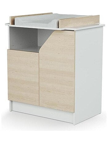 Cómoda cambiador bebé 2 puertas CARNAVAL madera