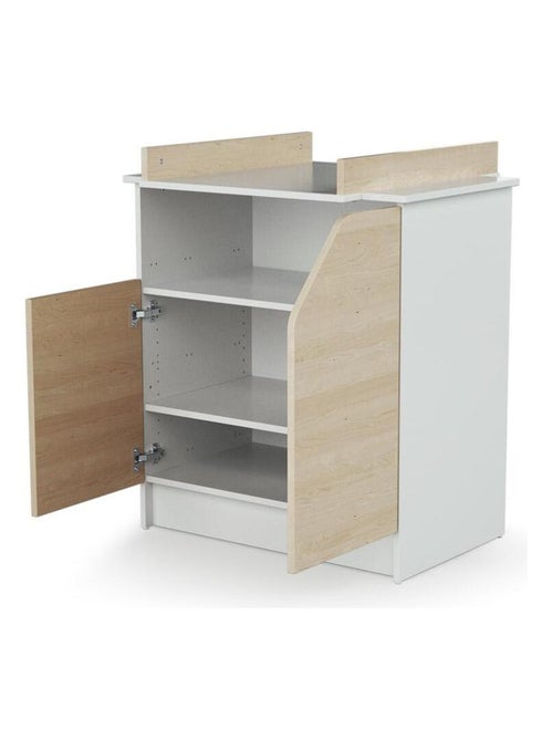 Cómoda cambiador bebé 2 puertas carnaval madera - Kiabi Cómoda cambiador bebé 2 puertas carnaval madera - Kiabi