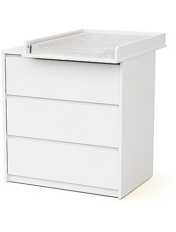 Cómoda cambiador bebé 3 cajones 50 cm UNO madera