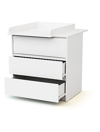 Cómoda cambiador bebé 3 cajones 50 cm UNO madera