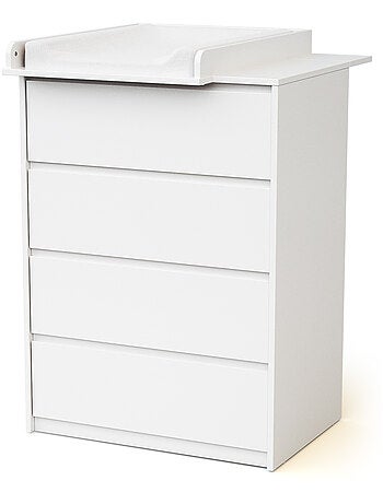 Cómoda cambiador bebé de 4 cajones 50 cm UNO