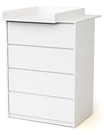 Cómoda cambiador bebé de 4 cajones 50 cm UNO