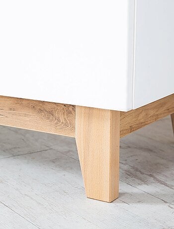 Cómoda cambiador evolutiva 3 cajones en madera efecto roble - ROBA 'Finn'