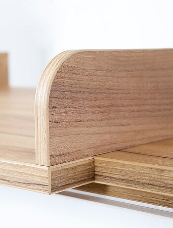 Cómoda cambiador evolutiva 3 cajones en madera efecto roble - ROBA 'Finn'