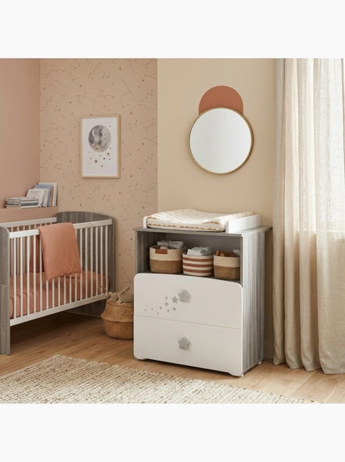 Cómoda de madera blanca y 1 - babyprice - Kiabi