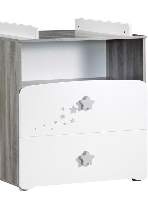 Cómoda de madera blanca y 1 - babyprice - Kiabi