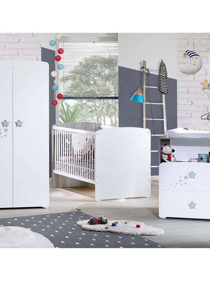 Cómoda de madera blanca y 1 - babyprice Blanco - Kiabi