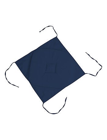 Cómoda funda cuadrada para silla, lisa
