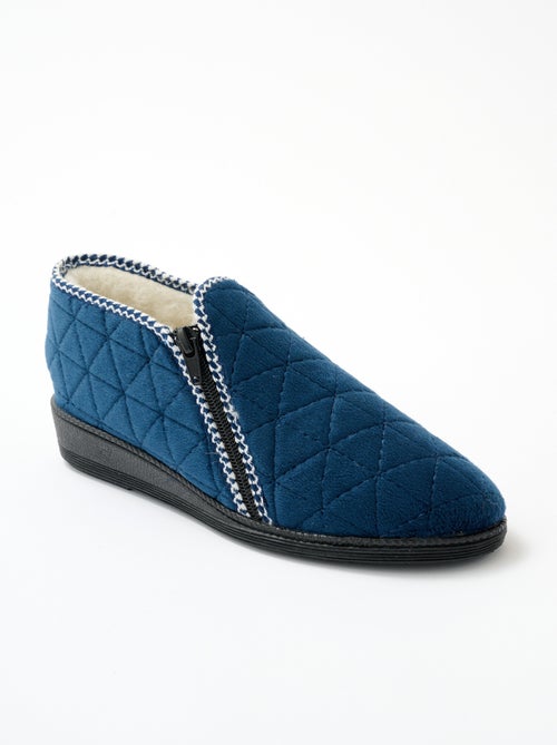 Cómodas zapatillas altas con cremallera - afibel - Kiabi Cómodas zapatillas altas con cremallera - afibel - Kiabi