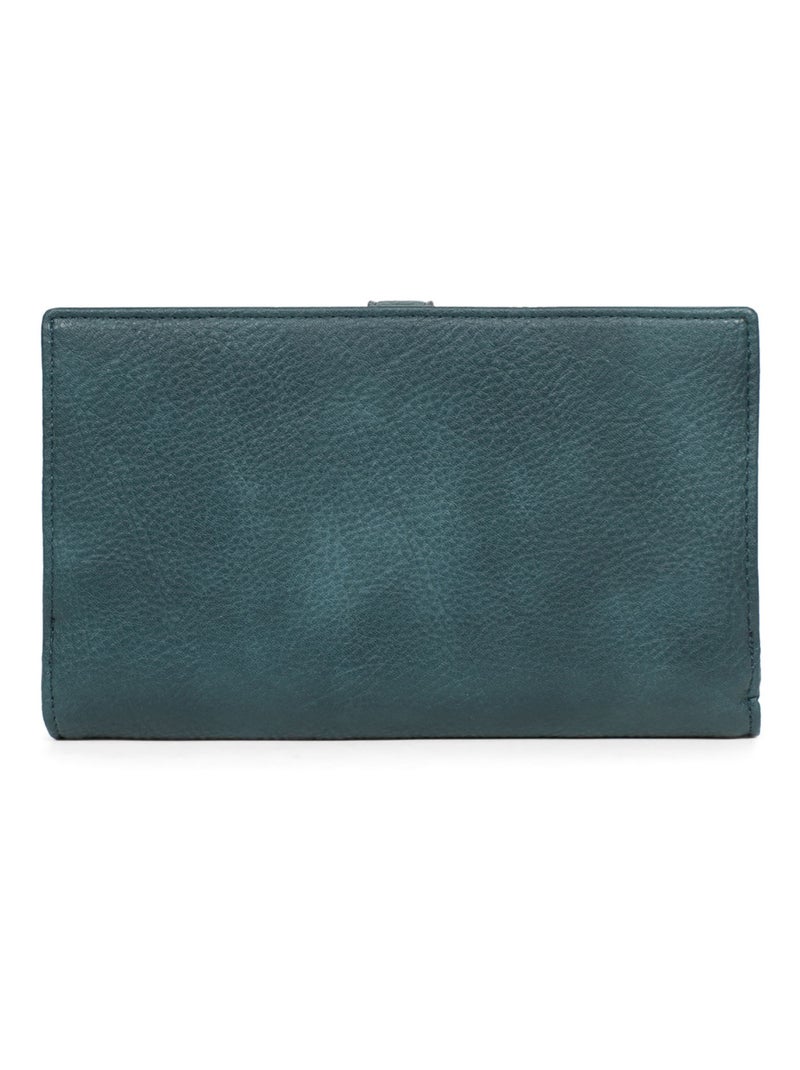 Compañero de viaje - 1 panel toscane hexagona Azul petróleo - Kiabi