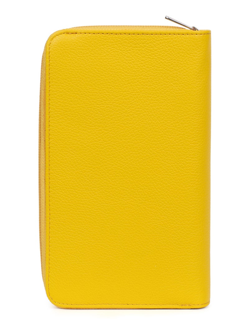 Compañero de viaje - 1 volet - cuero confort hexagona Amarillo - Kiabi