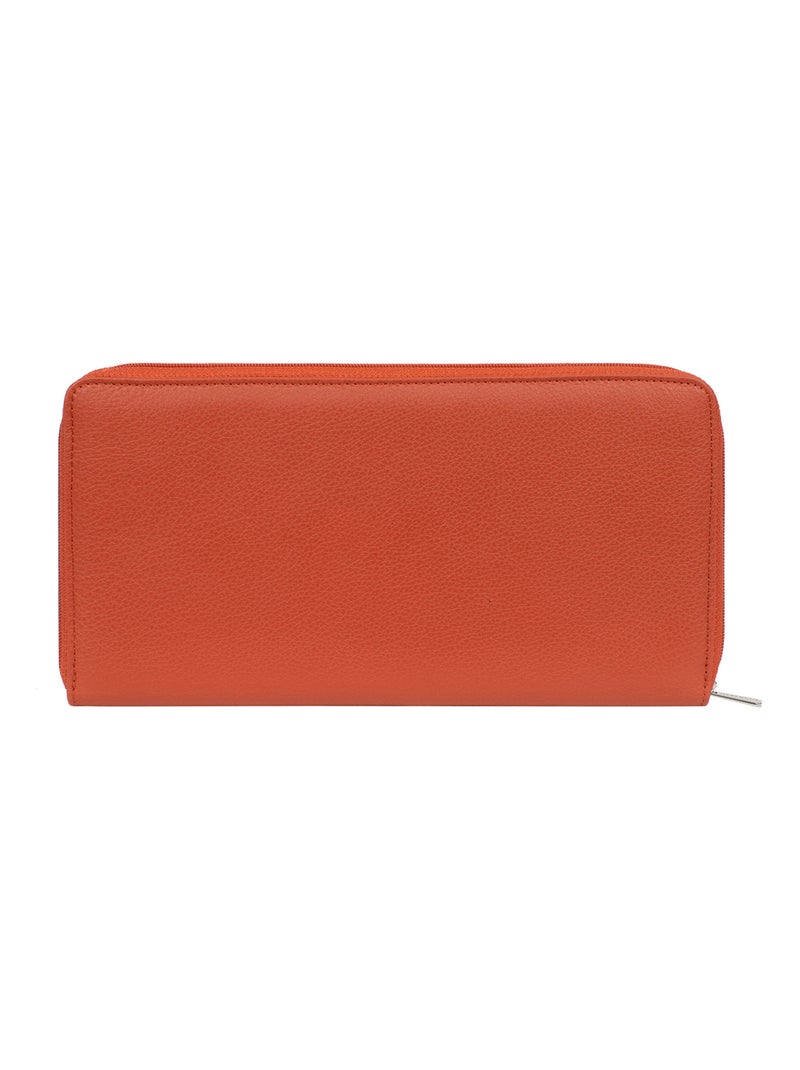 Compañero de viaje - 1 volet - cuero confort hexagona Naranja - Kiabi