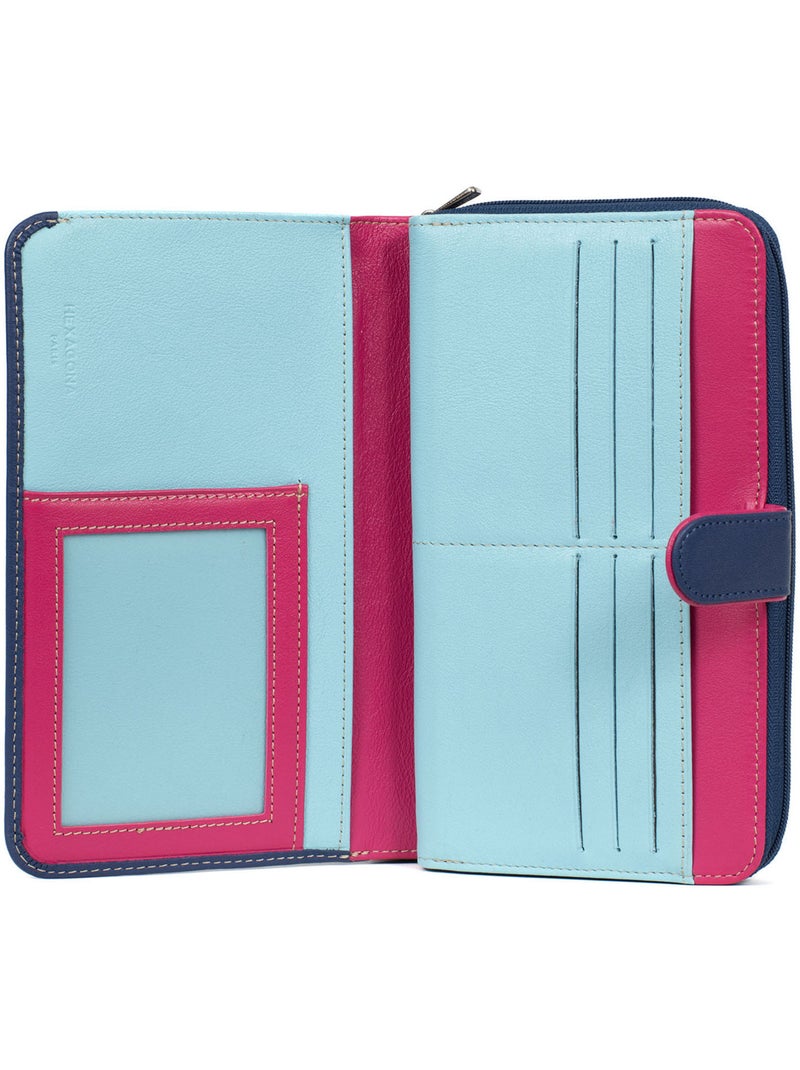 Compañero de viaje - 1 volet - Cuero MULTICO Azul Multicolor - Kiabi