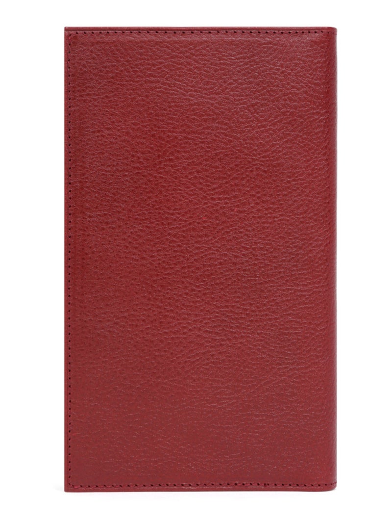 Compañero de viaje - 1 volet - cuero république hexagona Rojo carmín - Kiabi