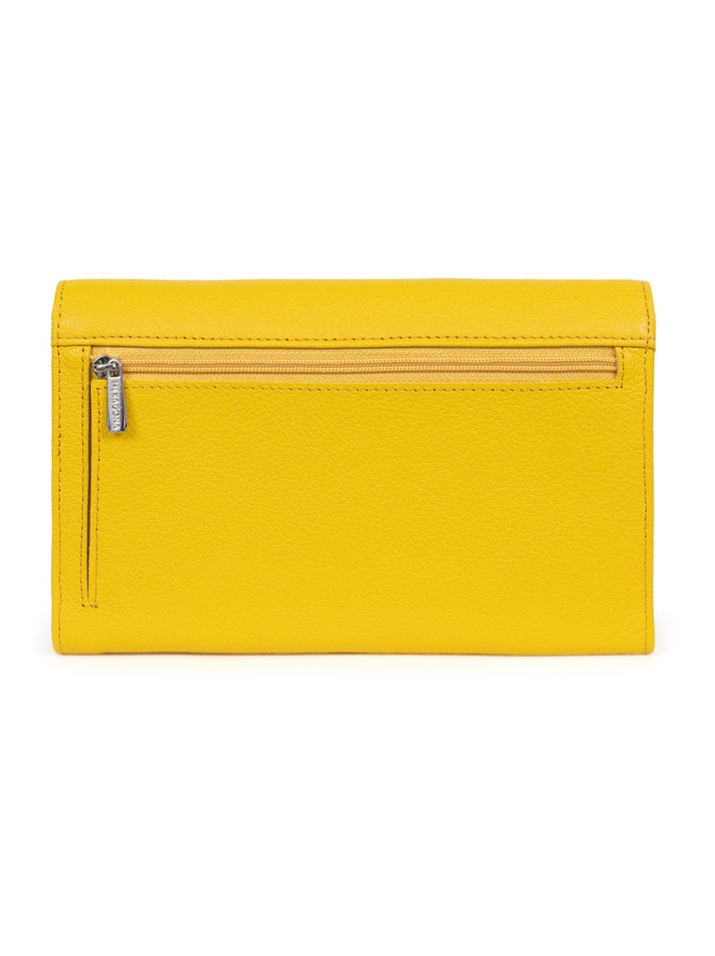 Compañero de viaje - 2 paneles - cuero confort hexagona Amarillo - Kiabi