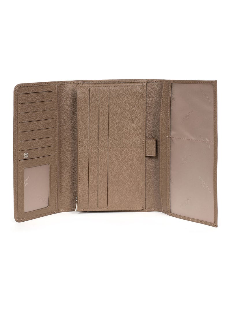 Compañero de viaje - 2 paneles - cuero confort hexagona Marrón glaseado - Kiabi