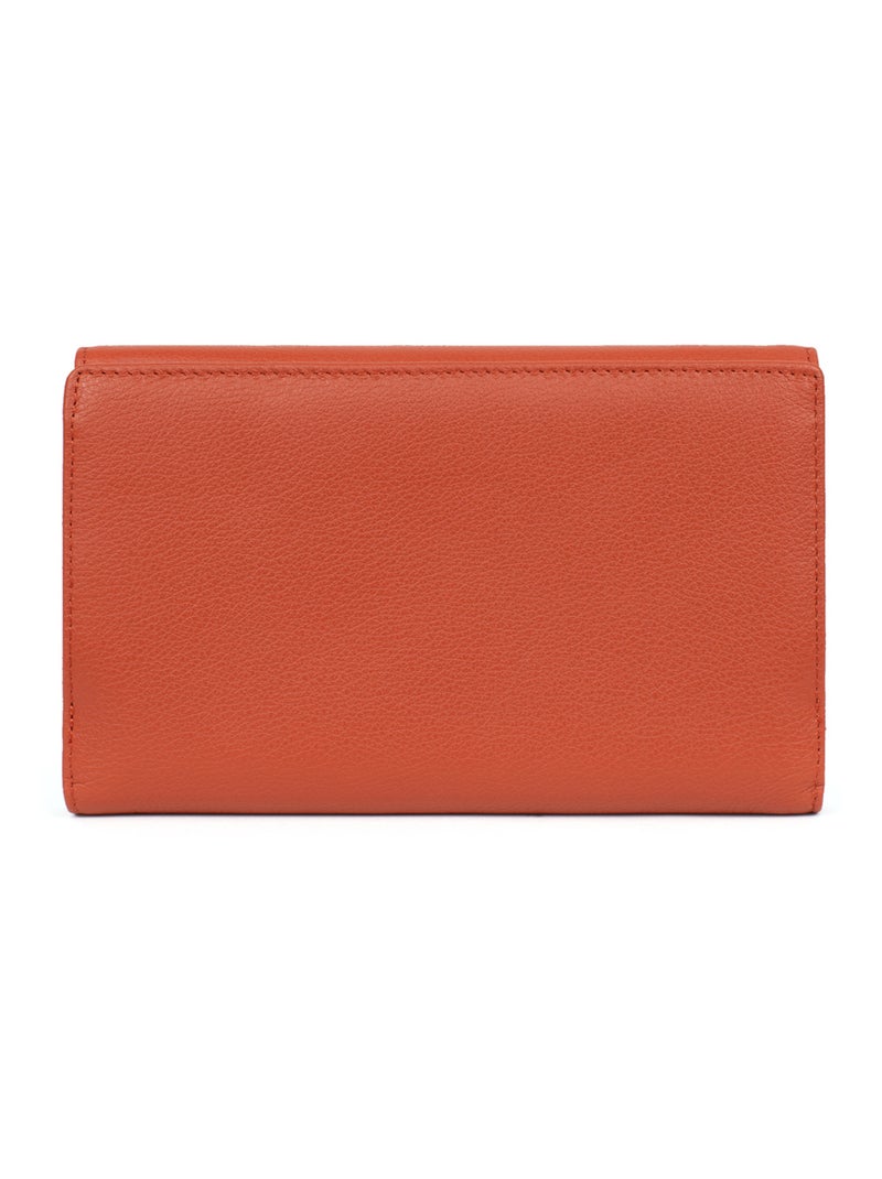 Compañero de viaje - 2 paneles - cuero confort hexagona Naranja - Kiabi