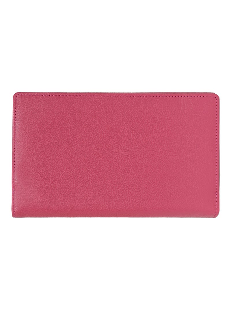 Compañero de viaje - 2 paneles - cuero confort hexagona Rosa fucsia - Kiabi