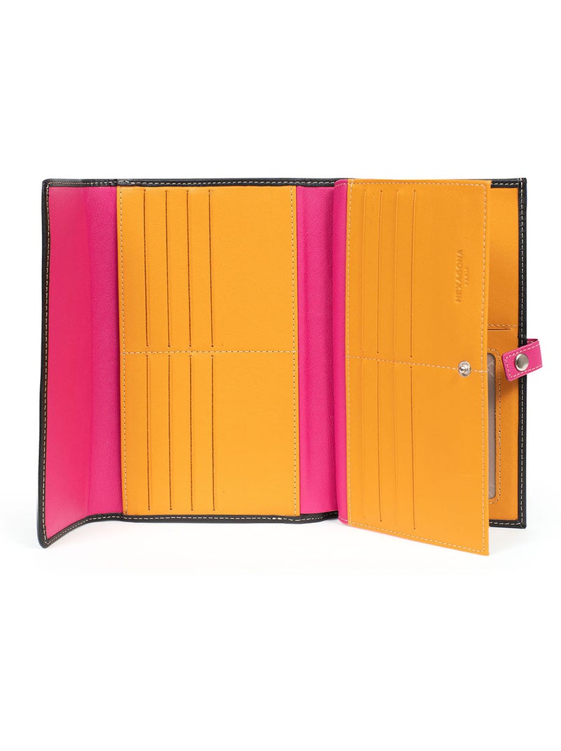 Compañero de viaje - 2 paneles - cuero multico hexagona Negro Multicolor - Kiabi