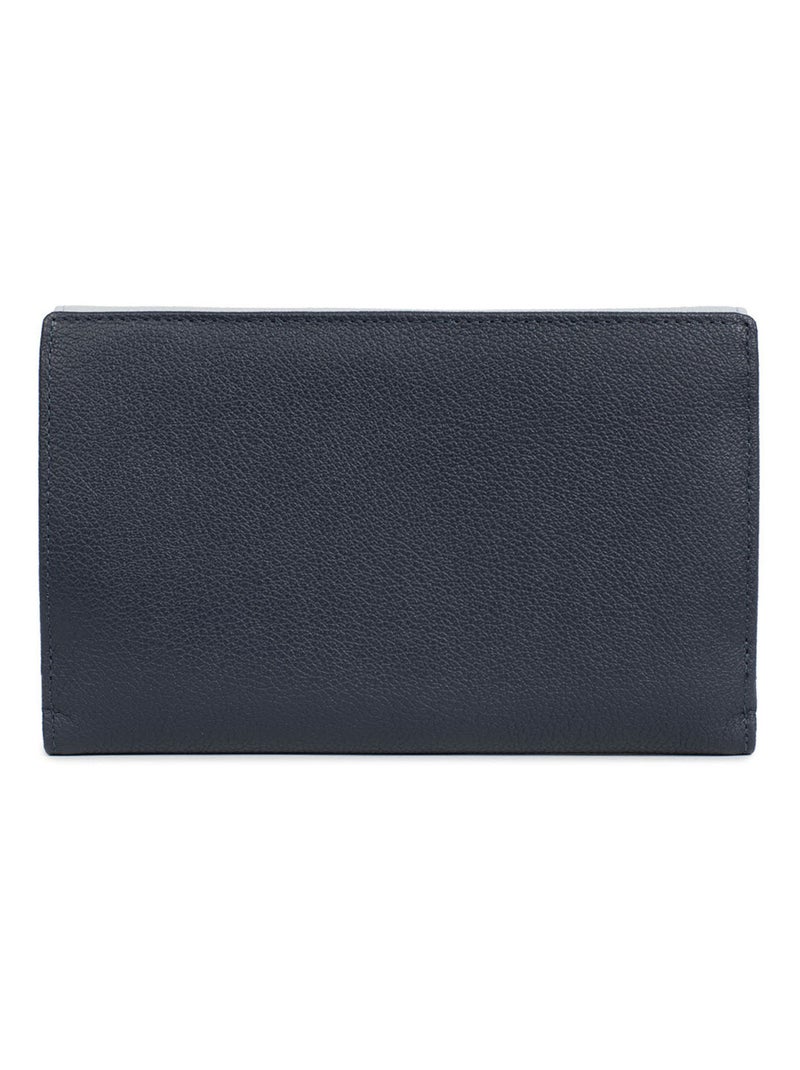 Compañero de viaje - 2 paneles - Detener RFID - Cuero BAHIA Azul Multicolor - Kiabi