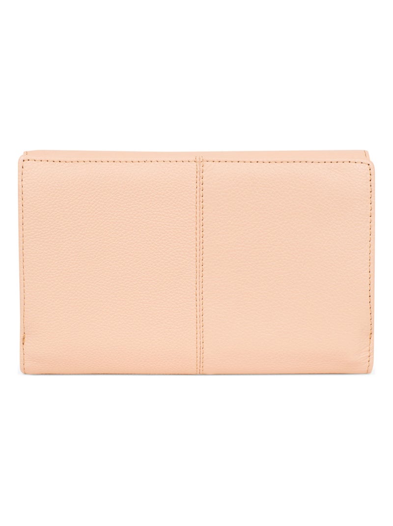 Compañero de viaje - 2 paneles - detener rfid - cuero parisienne hexagona Beige - Kiabi