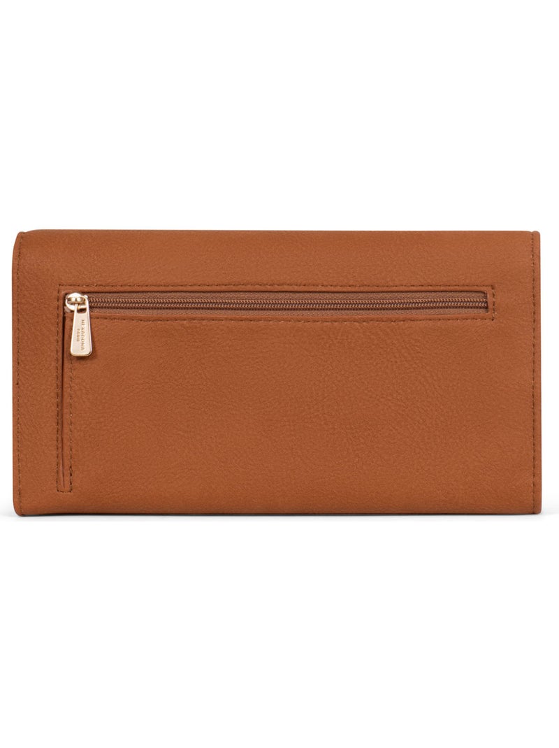 Compañero de viaje - 2 paneles - detener rfid moly hexagona Marrón caramelo - Kiabi