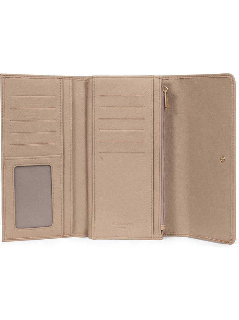 Compañero de viaje - 2 paneles - detener rfid moly hexagona Taupe - Kiabi