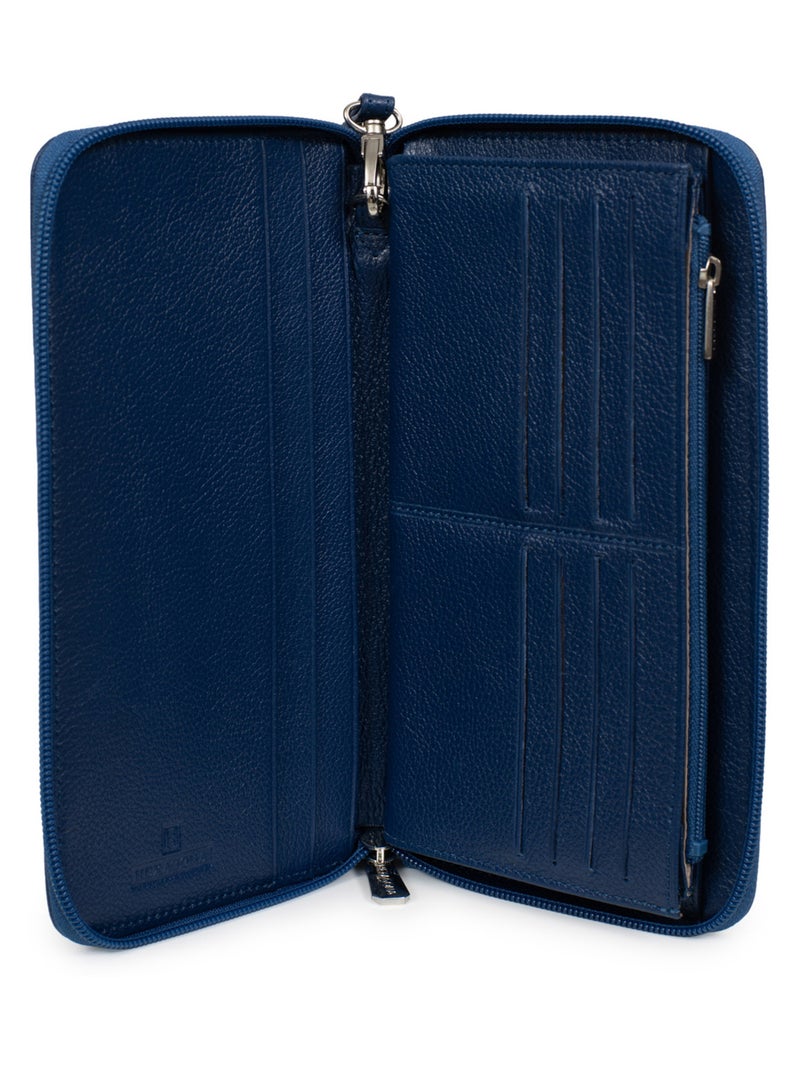 Compañero de viaje - cuero confort hexagona Azul - Kiabi