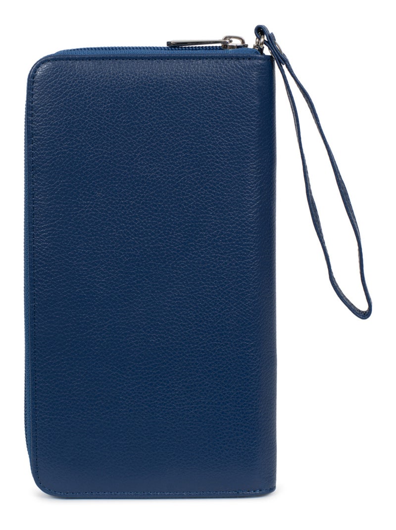 Compañero de viaje - cuero confort hexagona Azul - Kiabi